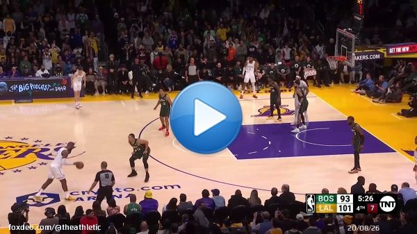 The Lakers went on a 32-5 run in the fourth quarter against the Celtics    @NBA