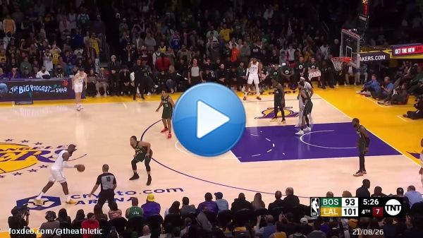 The Lakers went on a 32-5 run in the fourth quarter against the Celtics    @NBA