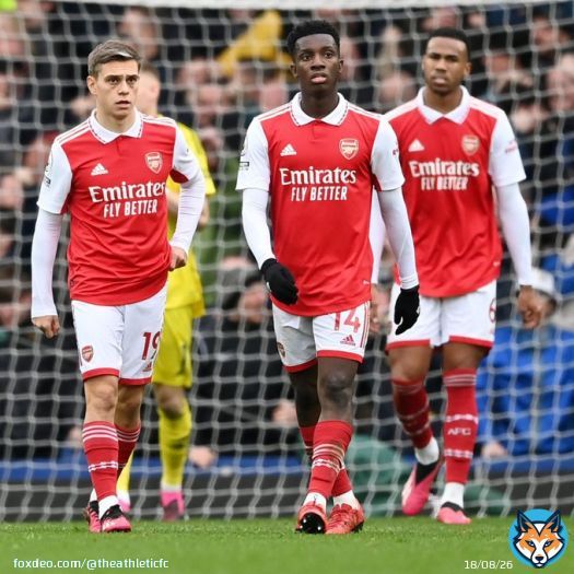Dec 2020: 1-2  Dec 2021: 1-2  Feb 2023: 0-1   Arsenal fans are starting to dread playing at Goodison Park.  Their team have lost their last three league games there.  #EVEARS | #AFC