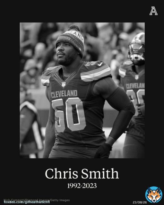 Former Browns and Jaguars DE Chris Smith died Monday at the age of 31, Cleveland confirmed in a statement.  &ldquo;Chris was one of the kindest people, teammates and friends we&rsquo;ve had in our organization.'
