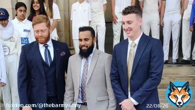 The city is theirs!  Well done to Jonny Bairstow, Harry Brook and Adil Rashid who have been given the freedom of Bradford