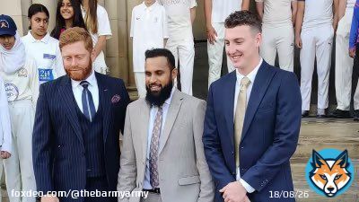 The city is theirs!  Well done to Jonny Bairstow, Harry Brook and Adil Rashid who have been given the freedom of Bradford