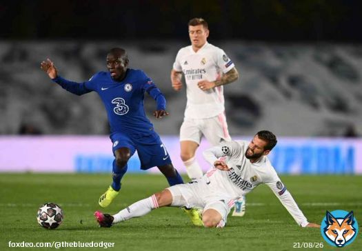 N'Golo Kant&eacute; should be back for the Champions League quarter-final.  Could we?