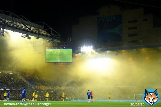 Chelsea under the lights at Stamford Bridge, behind from the 1st leg in a Champions League tie. Never count us out.