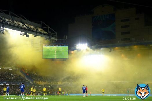 Chelsea under the lights at Stamford Bridge, behind from the 1st leg in a Champions League tie.  Never count us out.