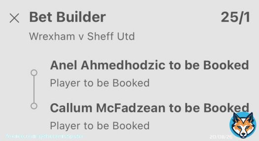 Wrexham vs Sheffield United Card Bets