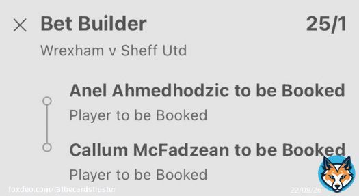 Wrexham vs Sheffield United Card Bets