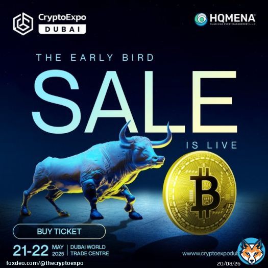 Are you planning to attend Crypto Expo Dubai ? Here is why you should! - Network with Industry Leader - Forge Strategic Partnerships - Gain Exposure to Leading Companies - Explore Investment Opportunities - Learn from Experts Secure your ticket today:  Bird Sale is live, Buy your Ticket Today.From cryptoexpodubai.com