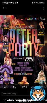 This pride event im going to protest is allowing children to come in to the AFTER PARTY.