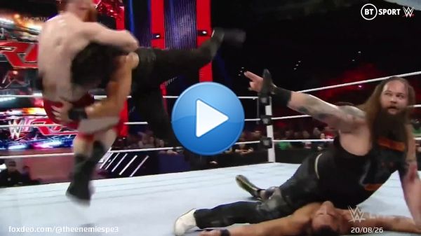 Bray Wyatt pointing at Sheamus right before Roman Reigns speared him is the wrestling equivalent of the LeBron and Dwade Alley oop