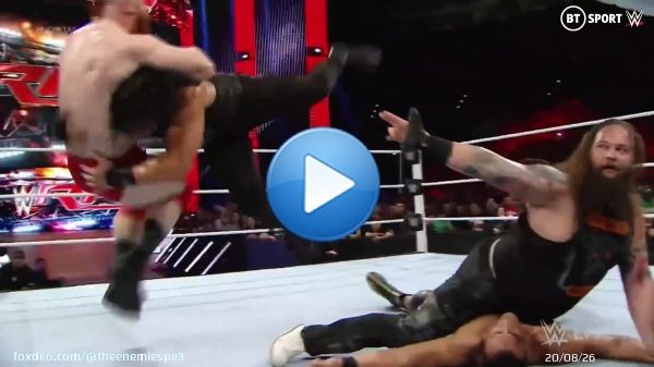 Bray Wyatt pointing at Sheamus right before Roman Reigns speared him is the wrestling equivalent of the LeBron and Dwade Alley oop