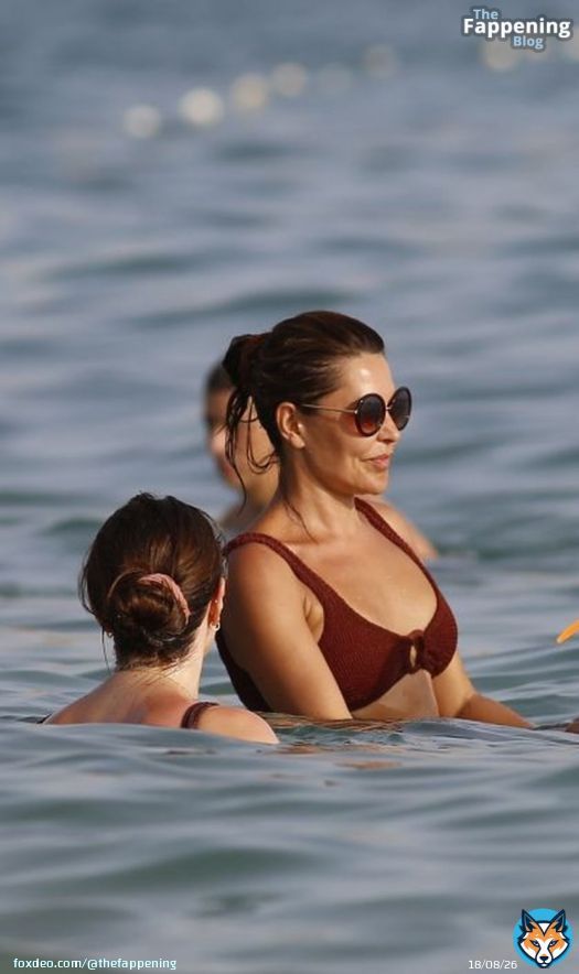 Danielle Bux Shows Off Her Curves in a Burgundy Bikini in Ibiza (45 Photos)