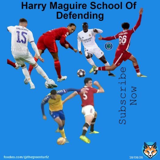 Harry Maguire Art of defending performed by Virgil Van Dijk & Trent Alexander-Arnold #UCL #LiverpoolVsRealMadrid #LIVRMA #ManUtd #Liverpool