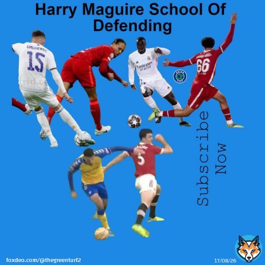 Harry Maguire Art of defending performed by Virgil Van Dijk & Trent Alexander-Arnold #UCL #LiverpoolVsRealMadrid #LIVRMA #ManUtd #Liverpool