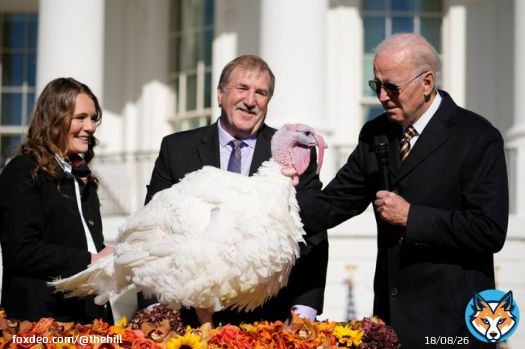 White House releases Biden&rsquo;s Thanksgiving Day menu