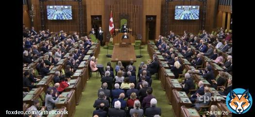 Is there an attendance record for the EC President von der  Leyen speech in the HoC?  I see a couple empty set on the Official Opposition side&hellip;  #cdnpoli