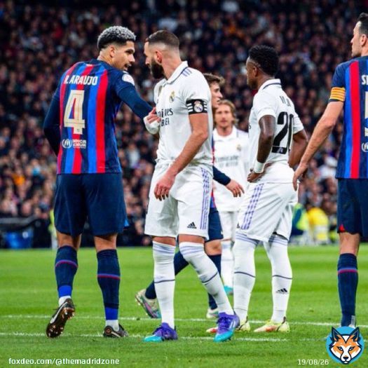 Araujo is well respected in Real Madrid locker room, he&rsquo;s a top player with humility. In Clasico, when &Aacute;lvaro collided with Stegen, he defended the player against his teammates, has also defended Vinicius in his interviews. He also watchhes Sergio Ramos&rsquo; videos to learn. @marca