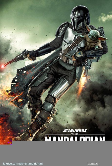 Check out the poster for the new season of #TheMandalorian. Don&rsquo;t miss the official trailer, airing tonight during the NFL Wild Card Game at 8:15 PM ET on @ESPN and @ABCnetwork.