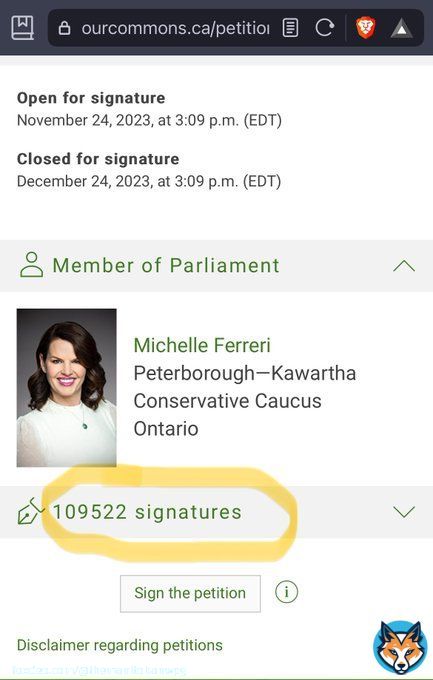 Over 100000 signed. #cdnpoli #nonconfidencevote #TrudeauMustGo #TrudeauBrokeCanada #TrudeauForTreason