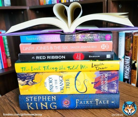 Check out my April #tbrpile.   This month,  I'm hoping to read...   Butterfly Sisters by @jhaleauthor  The Red Ribbon by @pepperbasham  The Last Thing He Told Me by #LauraDave  The Priory of the Orange Tree by @say_shannon  Fairy Tale by @StephenKingg  And I'm&hellip;