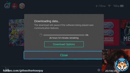'I'm gonna go live as soon as Metroid Prime Remastered is done downloading'  The download: