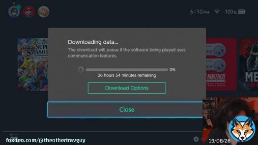 'I'm gonna go live as soon as Metroid Prime Remastered is done downloading'  The download: