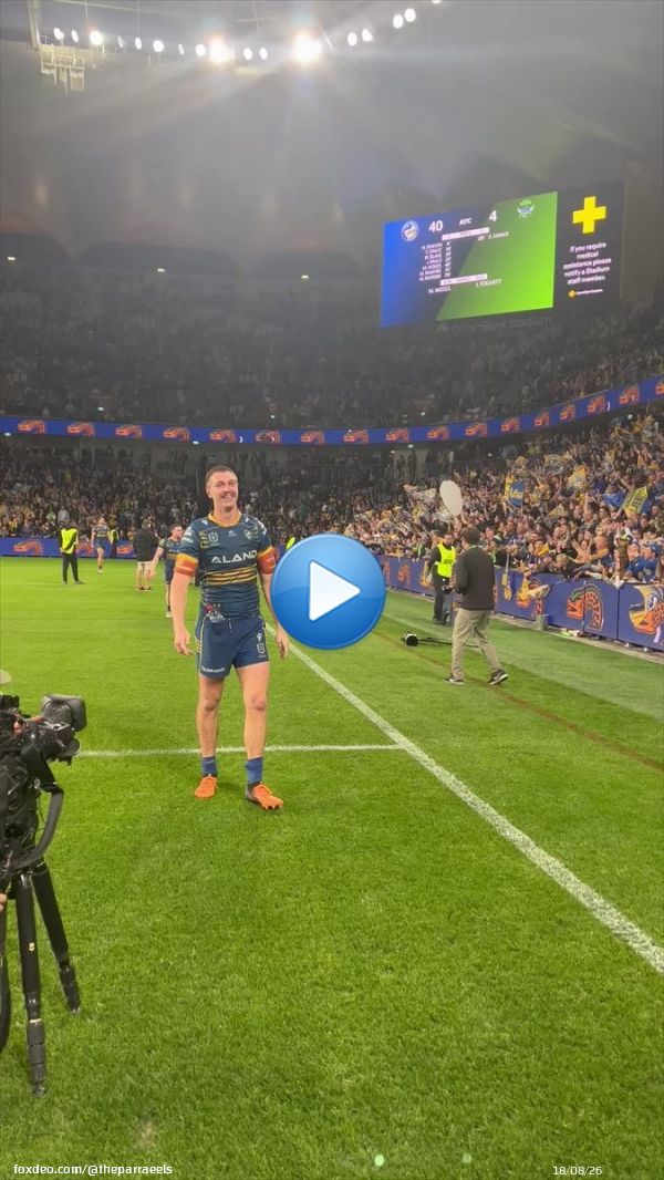 &ldquo;There&rsquo;s my mum&rdquo;  we know she&rsquo;s proud Laney  #PARRAdise #NRLFinals #NRLEelsRaiders