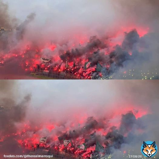 Quel craquage  Les Casablancais en feu   #derby #Maroc #Wydad