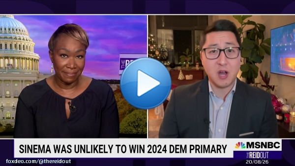 .@kurtbardella on Kyrsten Sinema: 'Why would you pick now to leave unless you know that as a Democrat you don't stand a chance against Congressman Ruben Gallego. You know that in a primary Gallego would wipe the floor with you.' #TheReidOut