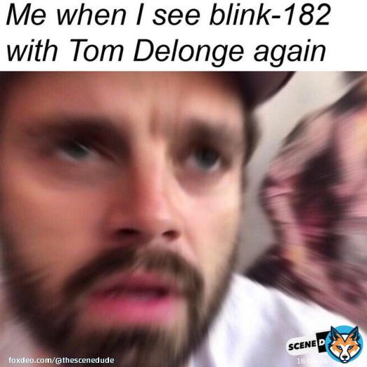 Please make me take off my pants and jacket @tomdelonge @blink182