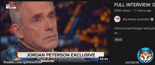 This is the actual thumbnail Sky News used for their Jordan Peterson interview