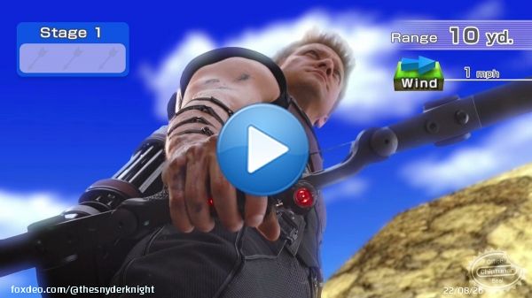 Hawkeye in Wii Sports Archery