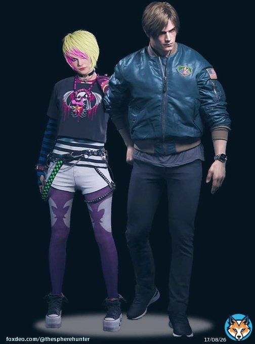 Ashley&rsquo;s casual outfit is perfect. It&rsquo;s the most 2004 hot topic thing I&rsquo;ve seen in a while. Capcom must&rsquo;ve really did their research googling 2004 emo/scene girl. It really matches the year this game takes place. Needless to say I will not be un-equipping. It&rsquo;s canon to me.