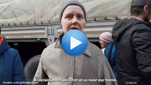 I've got a gunshot exit wound in the arm. He&rsquo;s got one in his back': Pensioners in Mariupol were shot by a Ukrainian sniper.