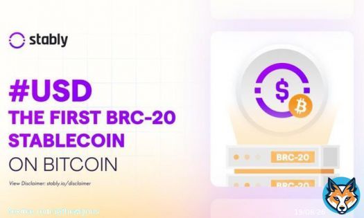 BREAKING  Stably launches (USD), the First #BRC20 Stablecoin on the #Bitcoin network.