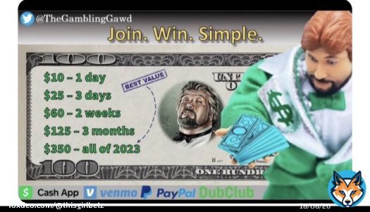 THE PICKS ARE IN HUGE TACO TUESDAY CARD! KILLED IT IN CBB THIS YEAR AND WILL ROLL OVER FOR CHAMPIONSHIP WEEK THIS WEEK & MADNESS STARTING NEXT WEEK  65-42LAST 107 5U PLAYS 15 OUTTA 17 GREEN DAYS 30 OUTTA 35 GREEN DAYS JOINWINSIMPLE