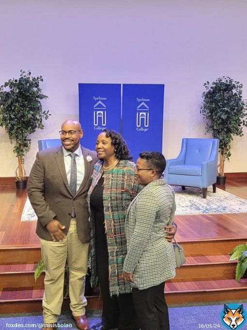 Last Friday was wild! Very cool to be at @SpelmanCollege and hear @federalreserve chair Jay Powell speak with @SpelmanPres. Also seeing @drlisadcook , @KEBroady and Quentin was a treat! Worth the red eye flight and 3 hrs of sleep   #EconTwitter #federalreserve #spelmancollege
