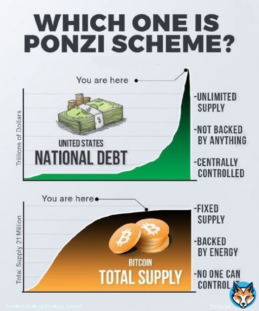 Central Bankers don't like #Bitcoin because it lets you escape their ponzi