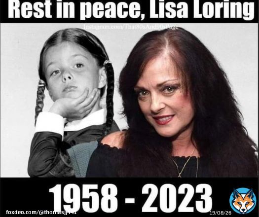 R.I.P Lisa Loring  #AddamsFamily #Wednesday