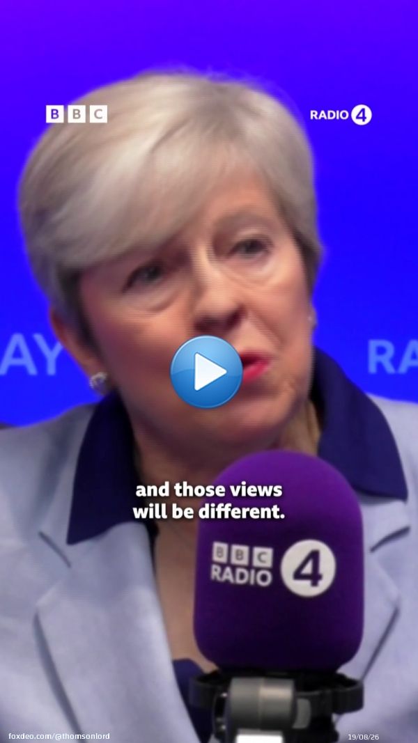 'If you're 100% with me, you're a saint. If you're 100% against me, you’re the devil.' Reflecting on her guest edit of the Today Programme, former Prime Minister Theresa May says she fears that society has become too polarised to have respectful debadebates about politics.