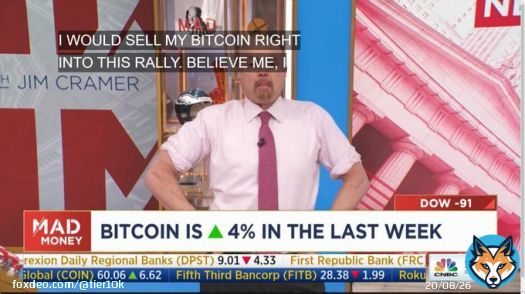 Cramer says sell this bitcoin rally