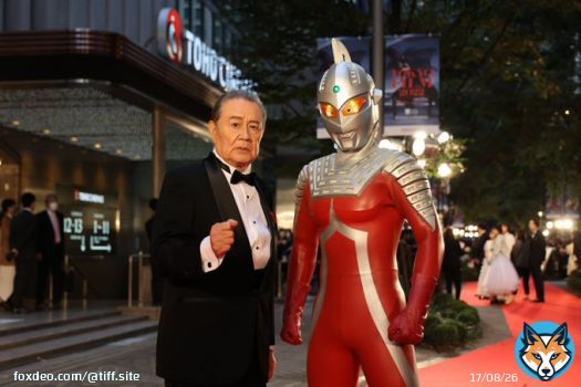 レッドカーペット フォトレポート  ウルトラセブン55周年記念上映 #森次晃嗣 さん #ウルトラセブン   @tsuburayaprod   #TIFFJP