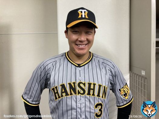 今日のヒーローは同点の9回に勝ち越しタイムリーを打ち試合を決めた大山悠輔選手です！！ #阪神タイガース  #今日のヒーロー #大山悠輔 選手 #開幕4連勝 #ARE