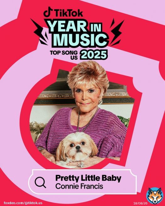 you can ask the flowers “Pretty Little Baby” made it to the TikTok 2025 US top songs #YearInMusic