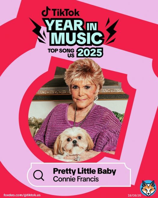 you can ask the flowers “Pretty Little Baby” made it to the TikTok 2025 US top songs #YearInMusic