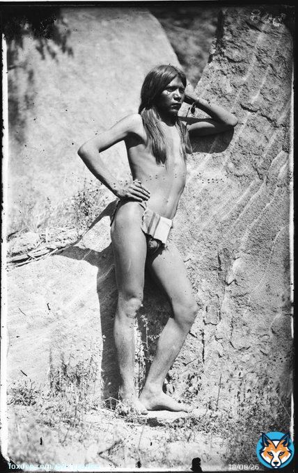 What the well-dressed Arizonan was wearing a hundred years ago. The modern speedo seems fairly modest by comparison. #arizona #az #southwest #paiute #navajo #hopi #mojave #yavapai #apache #traditionaldress #loincloth #gstring #nativeamerican #precolumbian #nakedisnormal