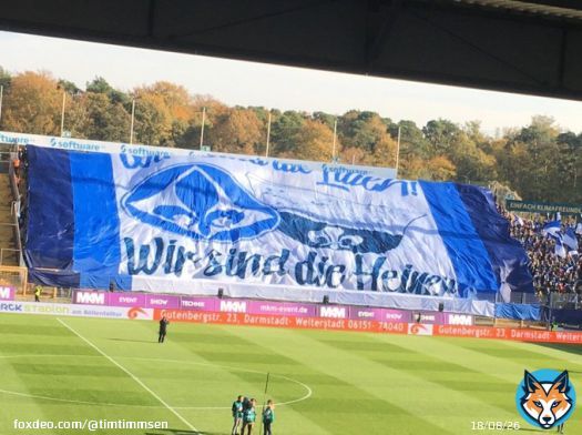 Die #uel Choreos der #sge Fans scheinen in Hessen zu inspirieren #D98FCM