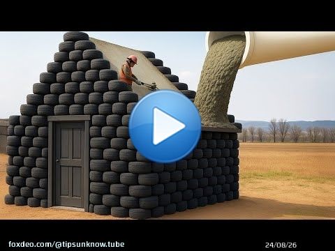Peu de gens connaissent ce secret ! Recycler les vieux pneus, le ciment et les palettes.