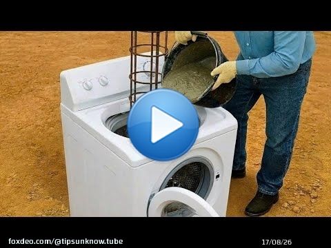 Invention géniale d'un plombier de 60 ans : recyclage gratuit des vieilles machines à laver, un indi