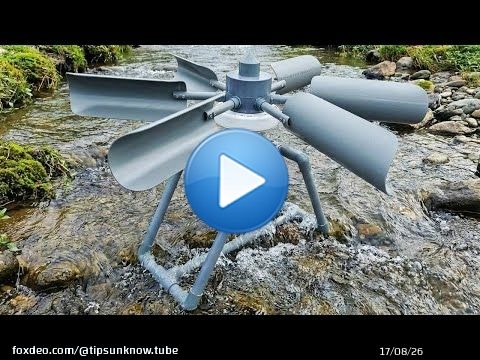 Invention géniale d'un plombier de 60 ans ! Source d'énergie gratuite à partir de tuyaux en PVC.